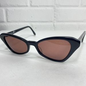 Vogue Eyewear Black Sunglasses with Brown Lenses